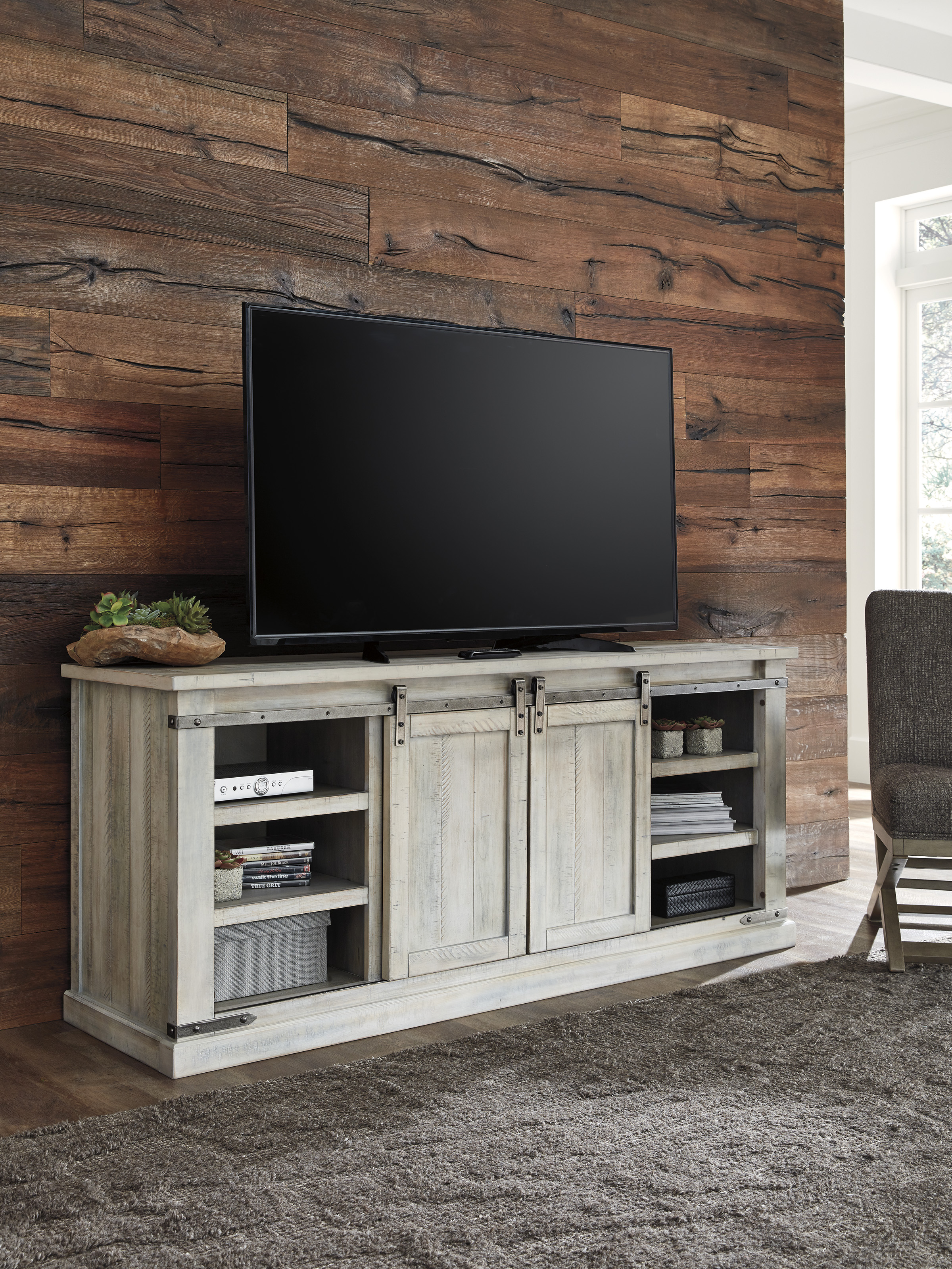 Ashley Carynhurst Series 70-inch corner cabinet